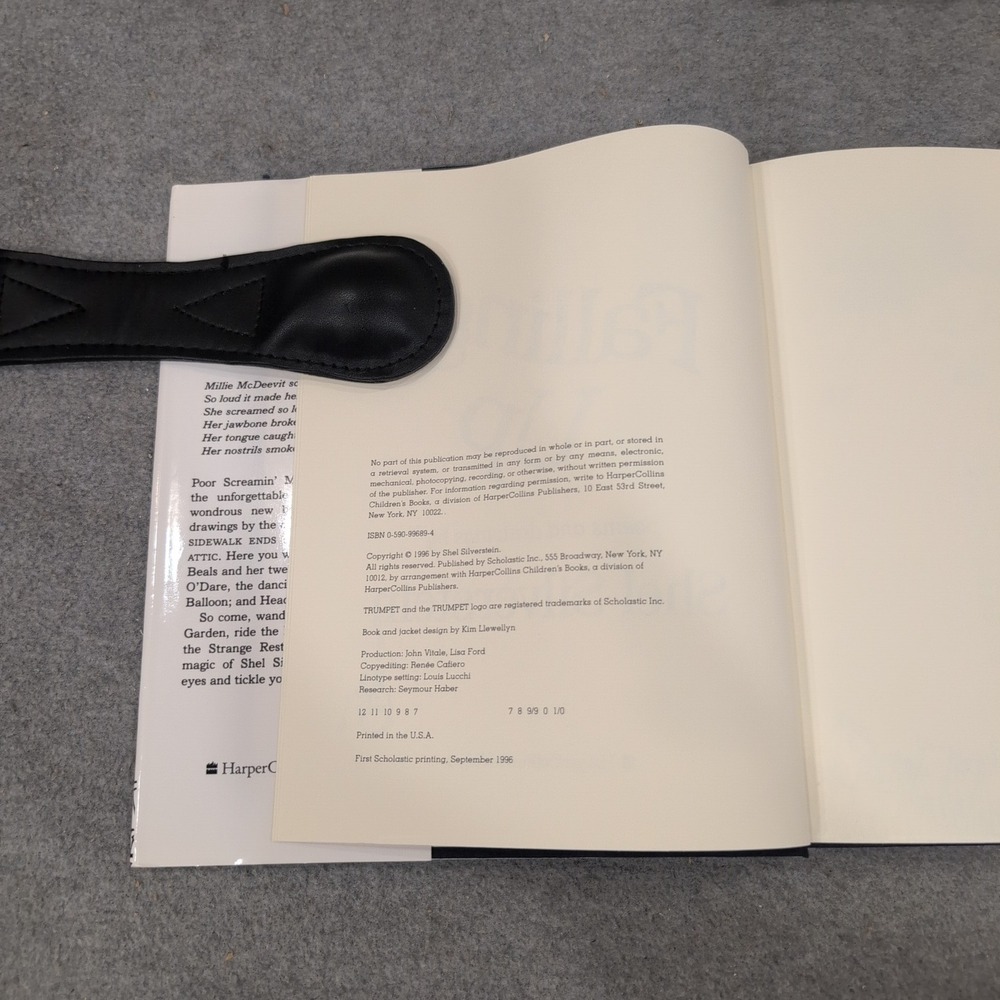Falling Up Shel Silverstein Hardcover 1996 Scholastic Poems and Drawings - Picture 2 of 2